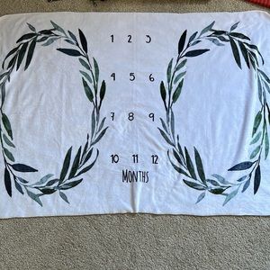 Baby Monthly Milestone Blanket Twins